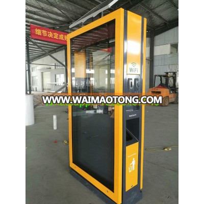 outdoor advertising street light box trash bin